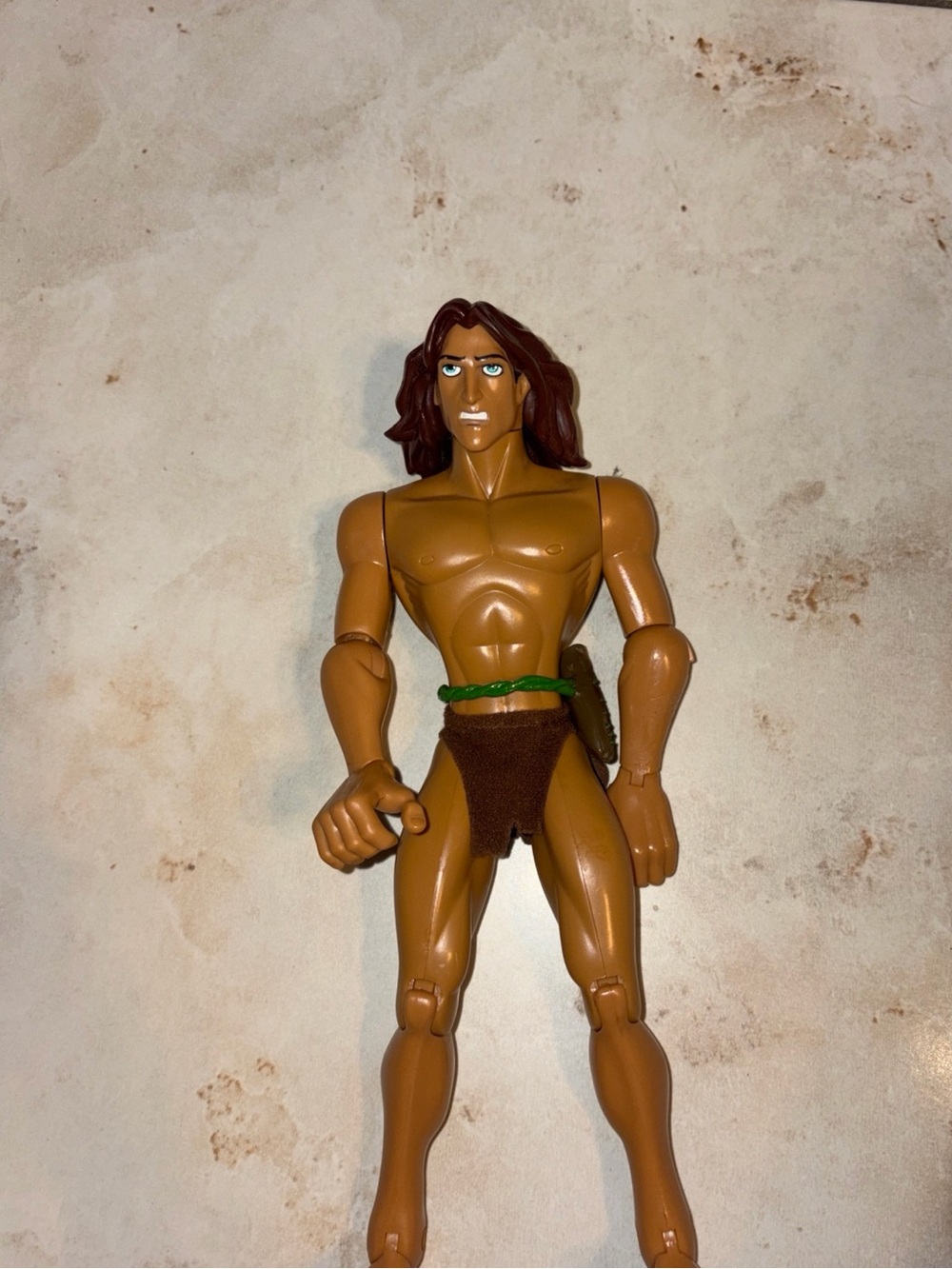 Vintage 1999 Mattel Disney Rad Repeatin' TARZAN Action Figure 12” Sound